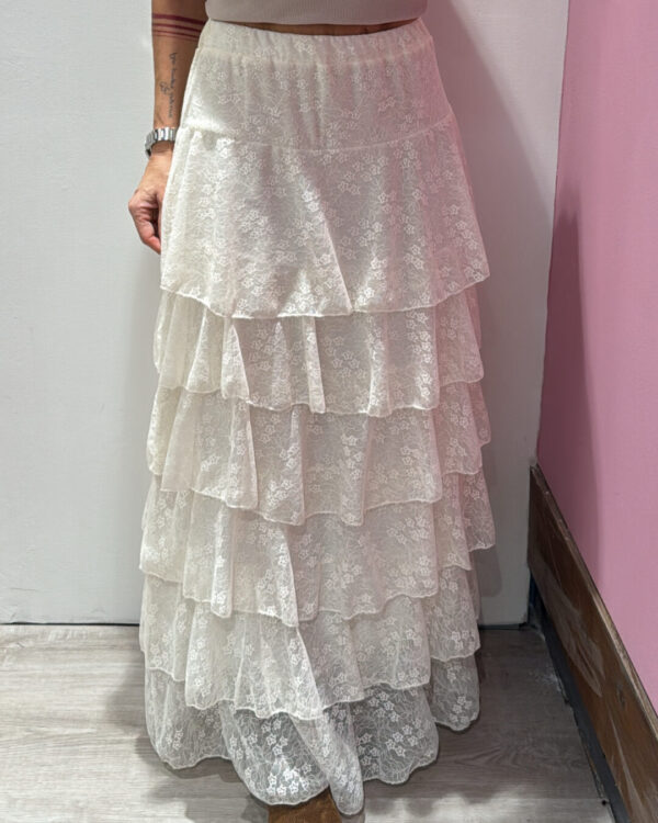 Gonna Lunga VICOLO in pizzo a balze