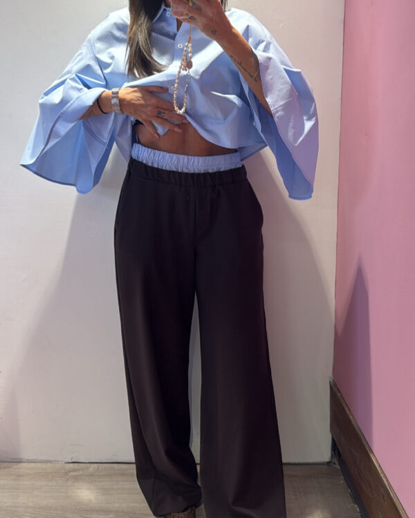 Pantalone MOTEL gamba dritta , MARRONE