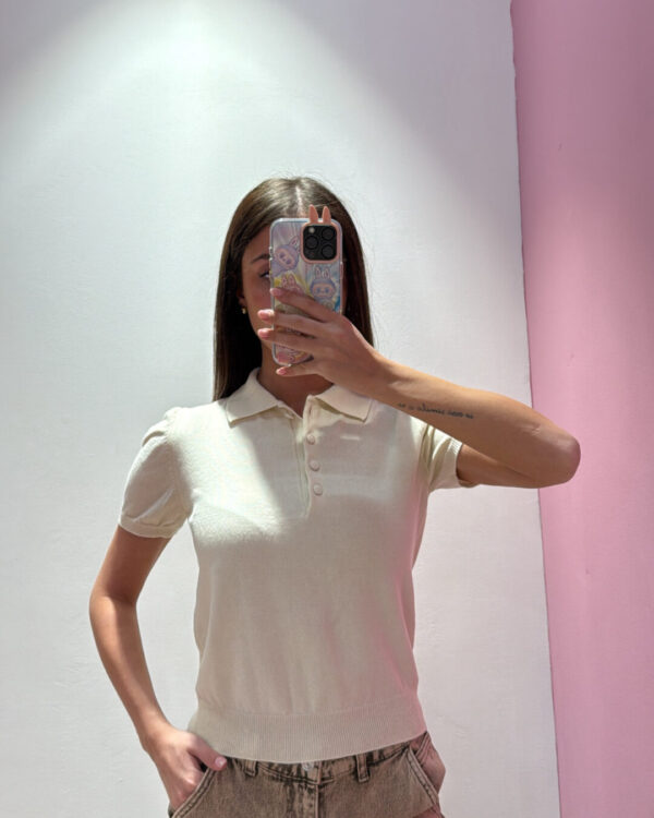 Polo VICOLO con bottoncini ricoperti , VARI COLORI