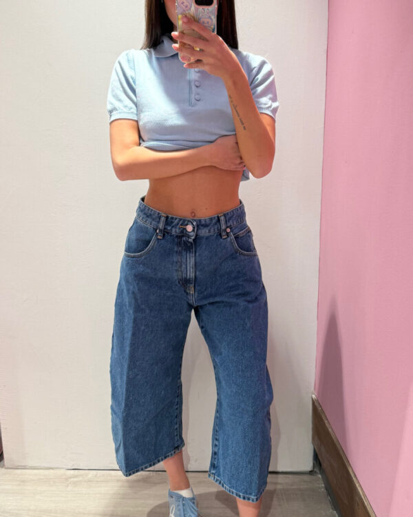 Bermuda VICOLO in jeans scuro, mod. ELETTRA