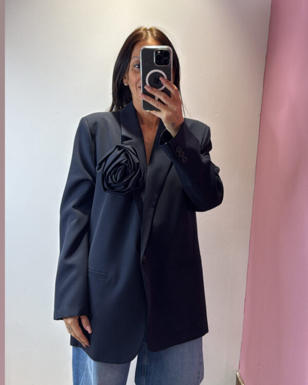 Blazer VICOLO con spilla, BLU