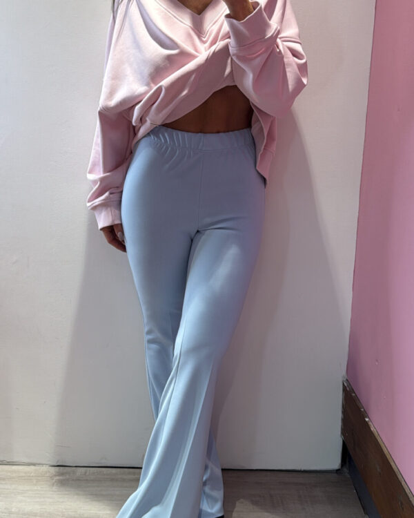 Leggings VICOLO a zampetta, CELESTE