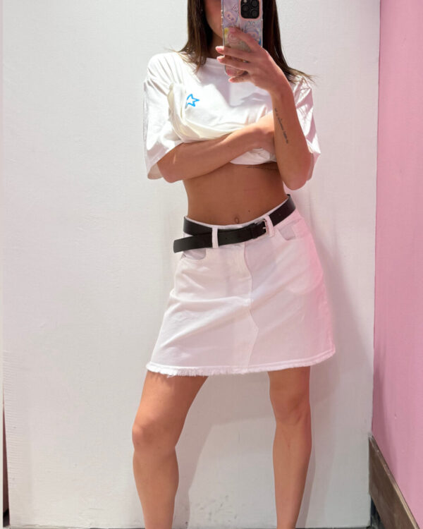 Minigonna SUSYMIX in jeans sfrangiata sul bordo