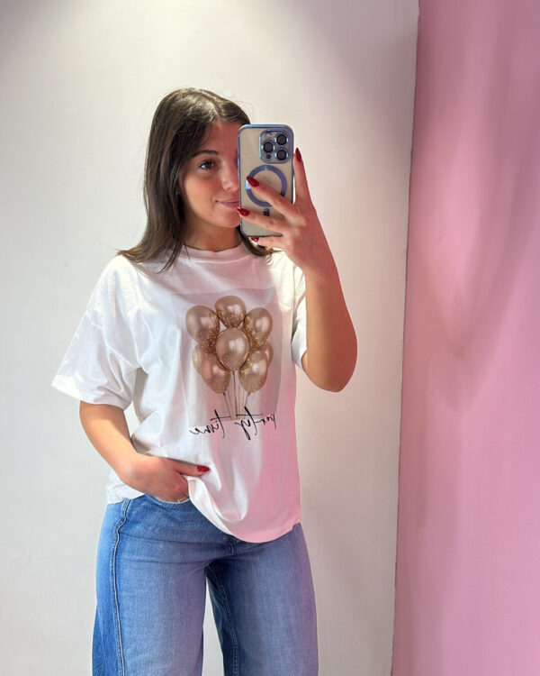 T-shirt Over VICOLO girocollo "Party Time"