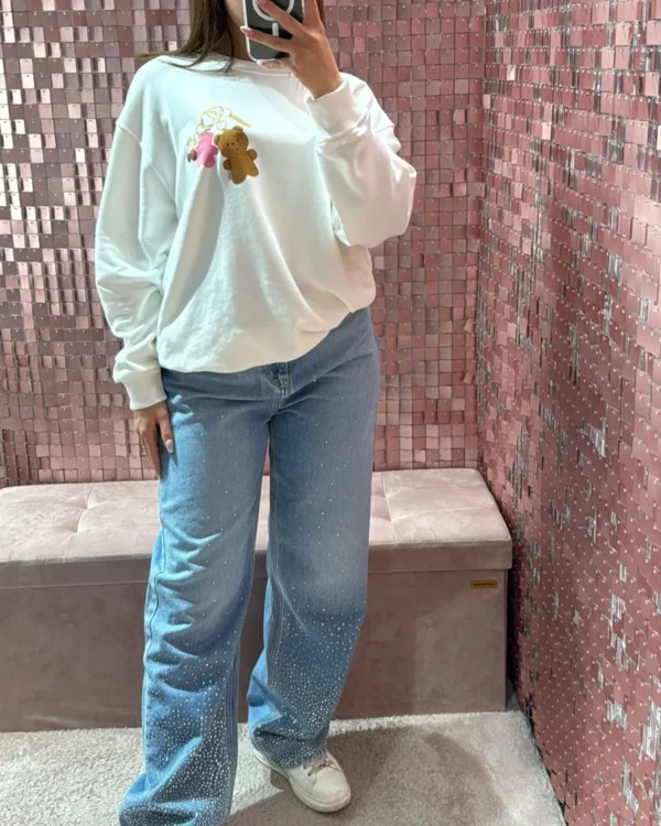 Jeans VICOLO mod. DUBAI con strass