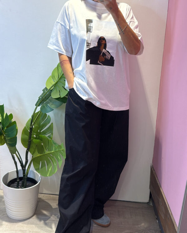 T-shirt Over VICOLO con stampa plastificata