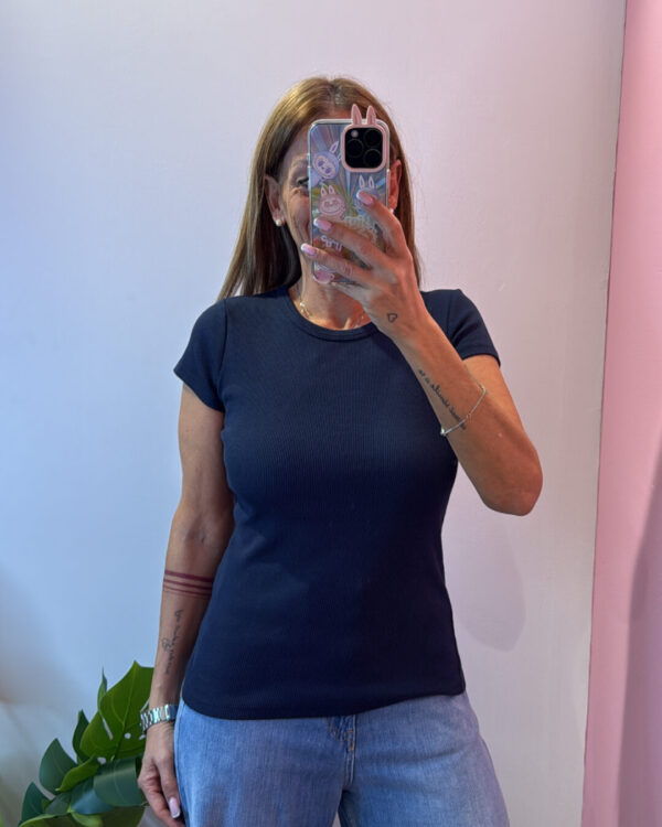 T-shirt VICOLO a costine , VARI COLORI
