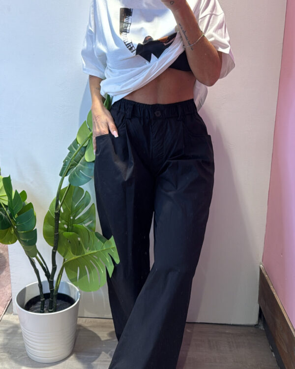 Pantalone VICOLO parachute con coulisse sul fondo, VARI COLORI