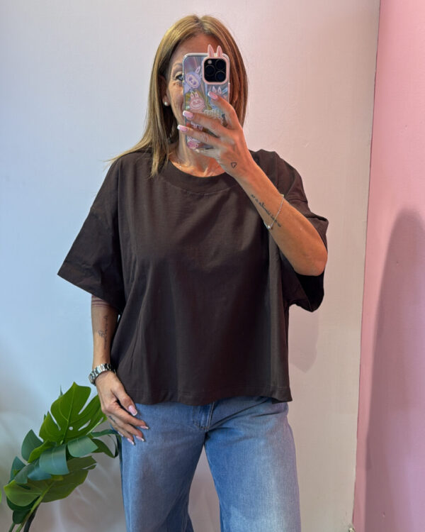 T-shirt Crop VICOLO a scatoletta , VARI COLORI