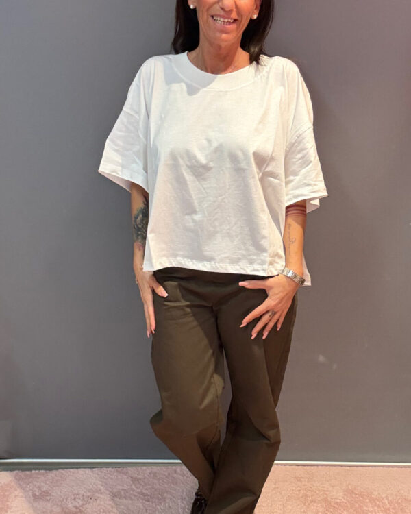 T-shirt Crop VICOLO a scatoletta , VARI COLORI