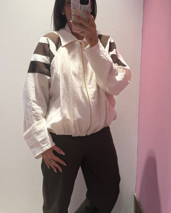 Bomber VICOLO in tela leggera , BURRO MORO