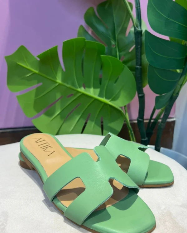 Ciabattina ATTIKA , verde