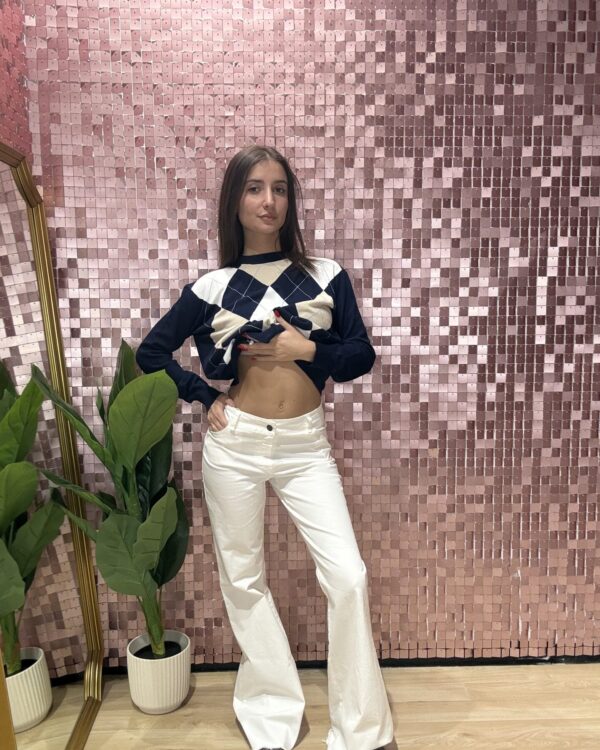 Pantalone MOTEL sfrangiato sul fondo , VARI COLORI