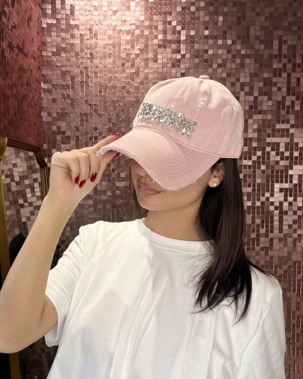 Cappello SUSYMIX con frontino & applicazione gioiello, VARI COLORI