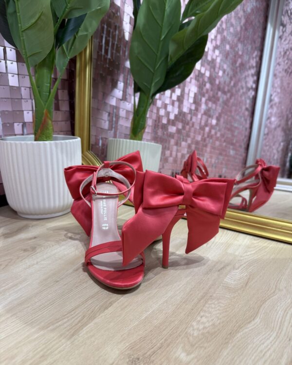 Sandalo DIVINE FOLLIE con fiocco in raso rimovibile , VARI COLORI