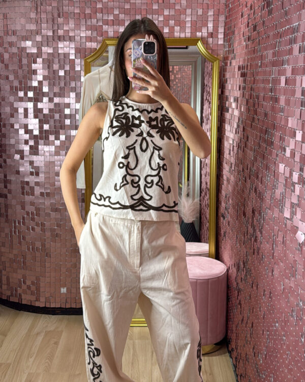 Completo PHILIA LOFT con ricami , VARI COLORI