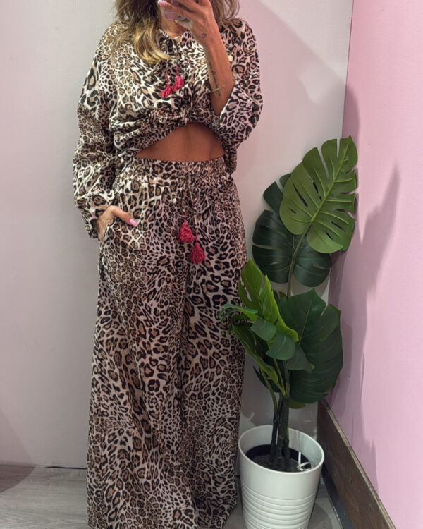Pantalone MOTEL in fantasia animalier