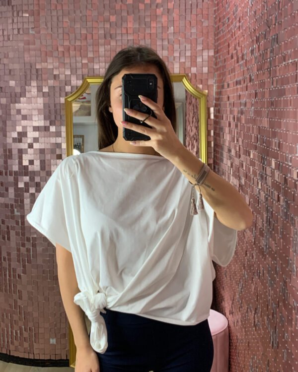 T-shirt VICOLO con nodo laterale, VARI COLORI