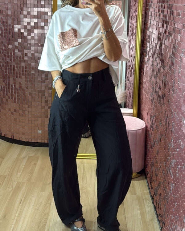 Pantalone SUSYMIX leggerissimo con stellina, VARI COLORI