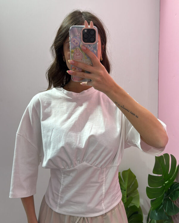 T-shirt PHILIA LOFT impunture sul davanti & elasticizzata sul retro