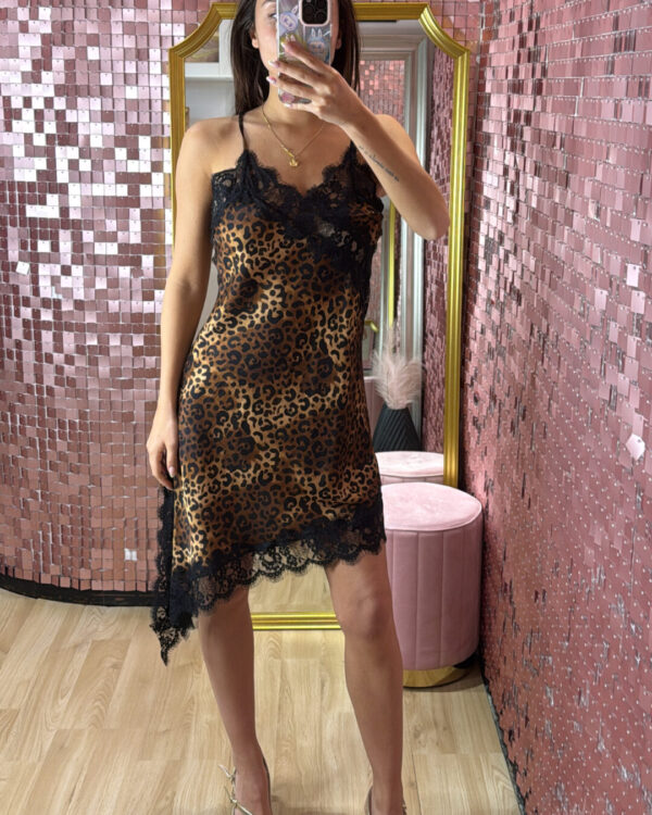 Abito VICOLO con pizzo, ANIMALIER