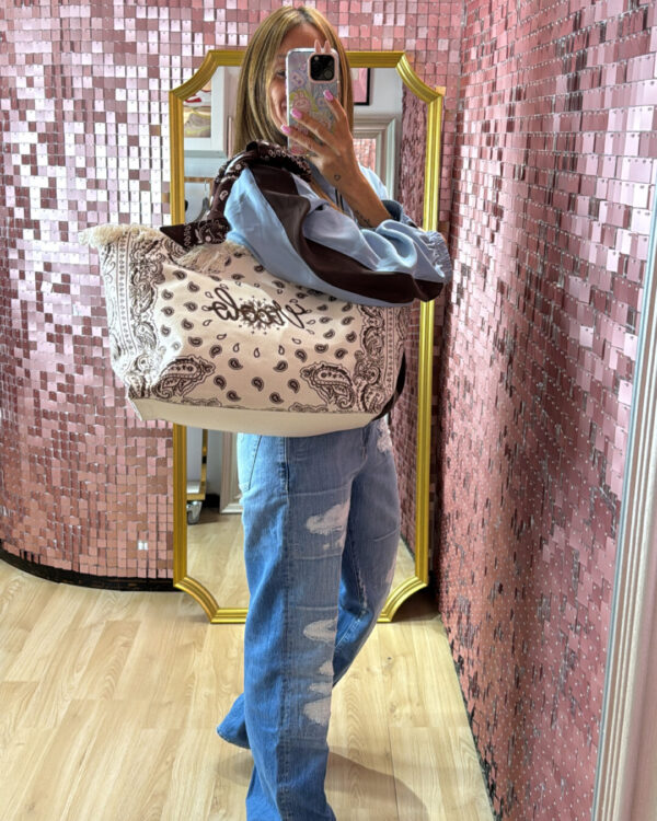 Borsa VICOLO mod. IBIZA MAXI , bandana