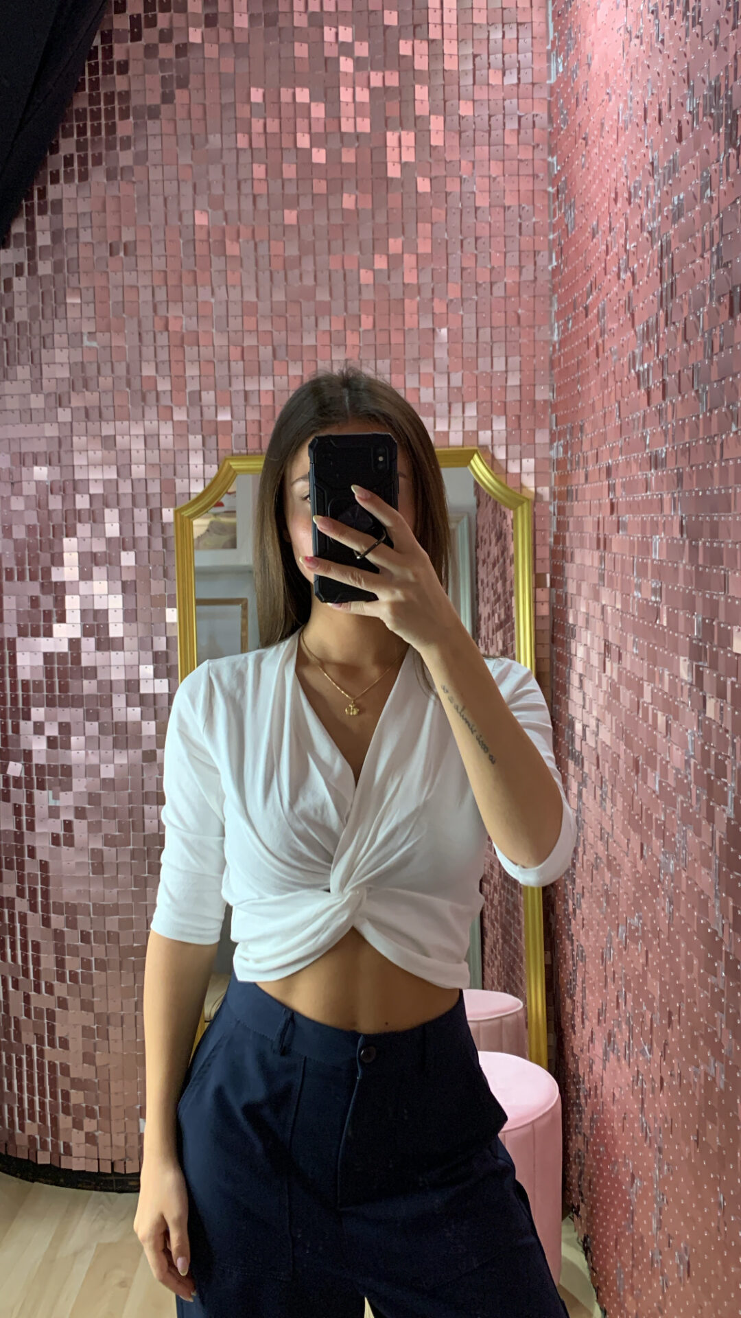 T-SHIRT CROP NODO