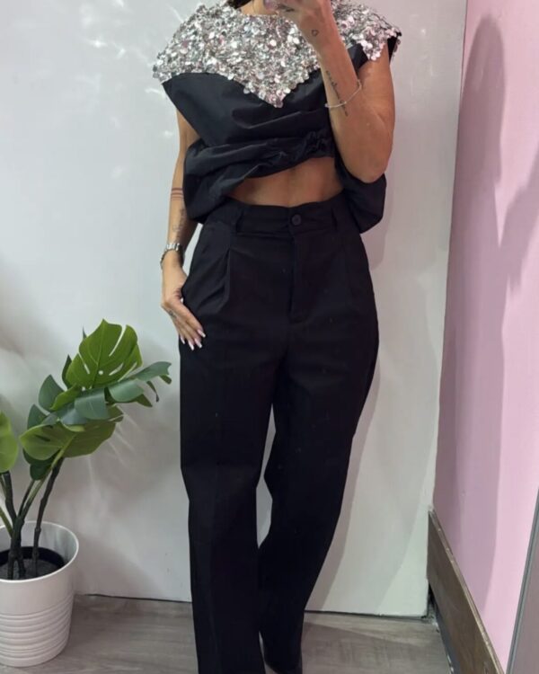 Pantalone VICOLO gamba dritta con pinces , VARI COLORI