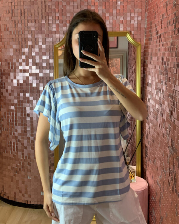 T-shirt SUSYMIX a righe in viscosa, VARI COLORI