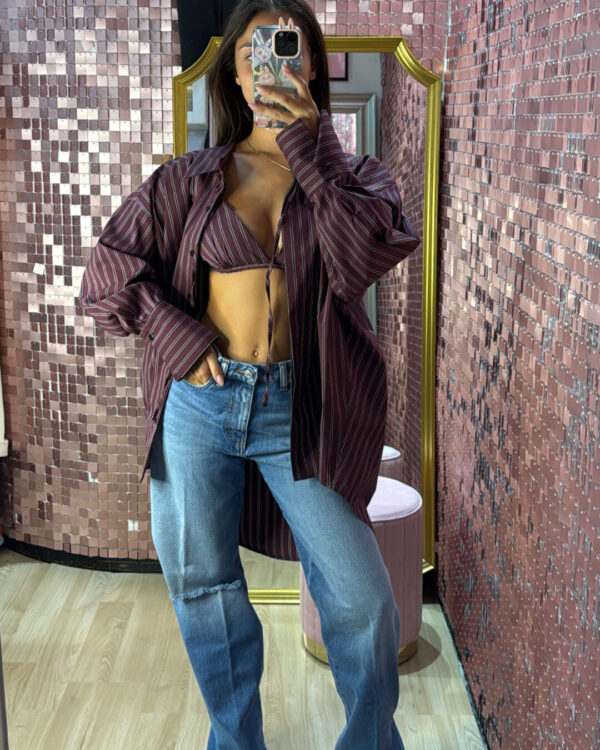 Set VICOLO reggiseno & camicia , BORDEAUX