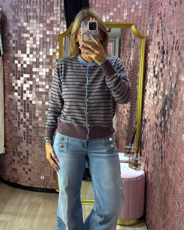 Cardigan SUSYMIX a righe, VARI COLORI