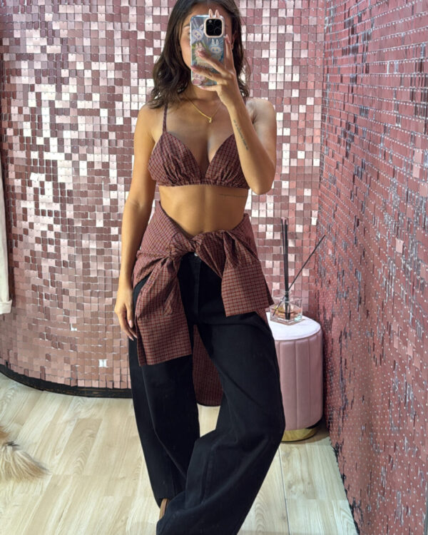 Set VICOLO camicia & reggiseno, TEGOLA