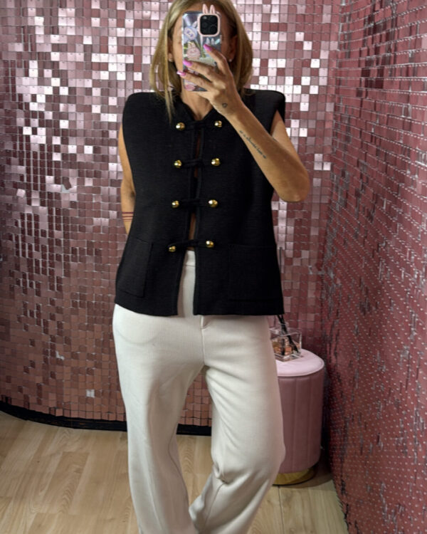 Gilet MOTEL con bottoni gioiello , VARI COLORI