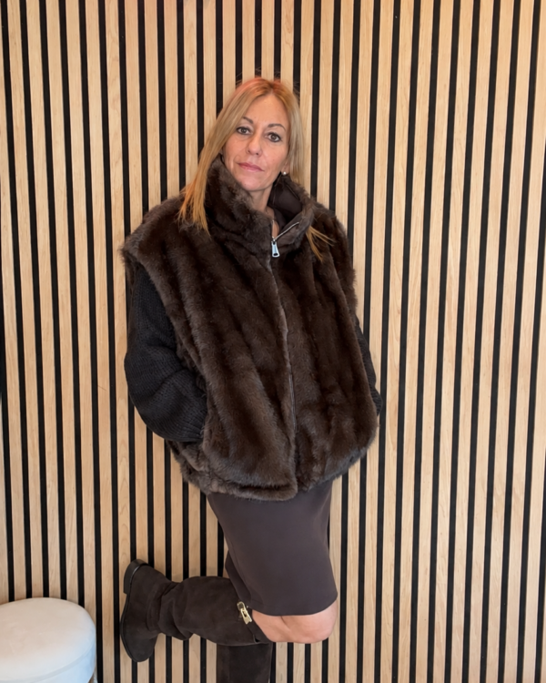 Gilet SUSYMIX double face, VARI COLORI