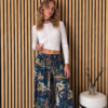 Pantalone HAVEONE con fantasia Cina (color petrolio) - foto 3