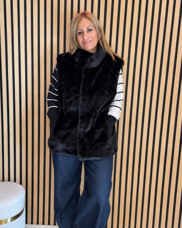 Gilet SUSYMIX in ecopelliccia