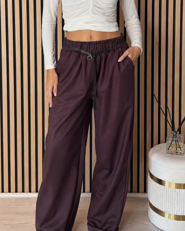Pantalone PHILIA LOFT elasticizzato in vita, VARI COLORI