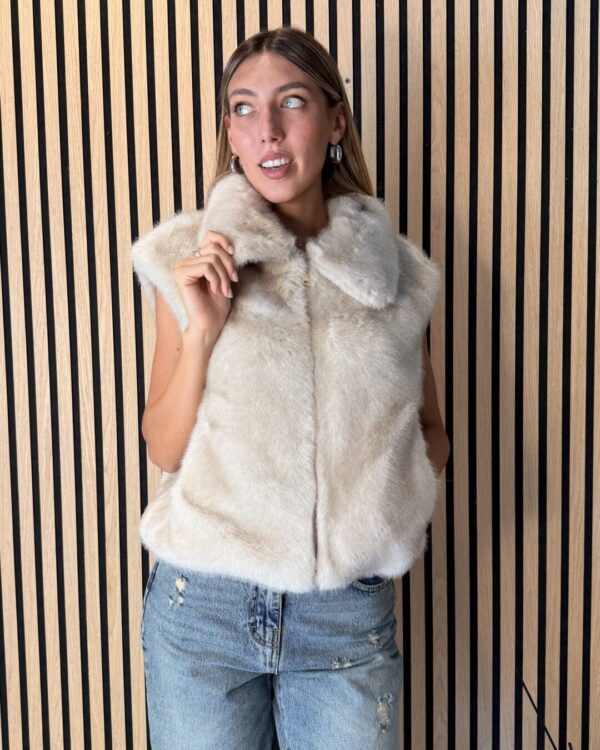 Gilet SUSYMIX in ecopelliccia , VARI COLORI