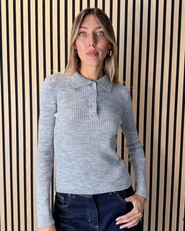 Polo HAVEONE bottoni strass