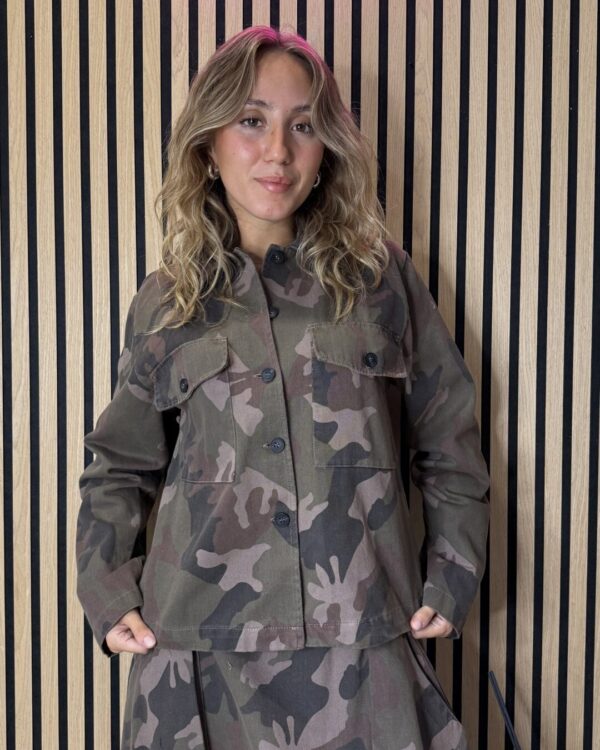 Giacca / Camicia COLLISION fantasia mimetica