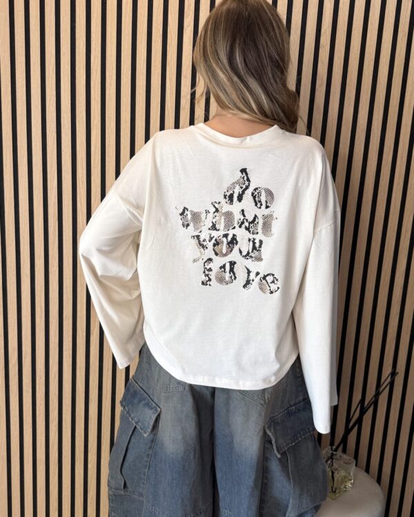 T-shirt VICOLO con maniche a campana
