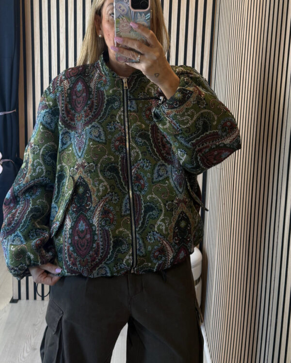 Bomber VICOLO fantasia Jacquard